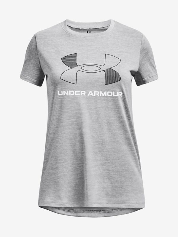 Under Armour Under Armour UA Tech BL Twist SS Тениска детски Siv
