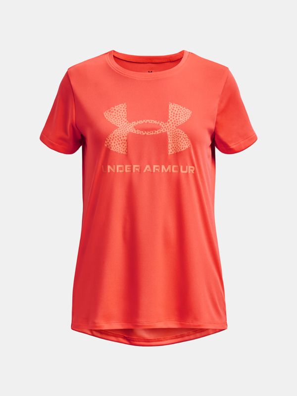 Under Armour Under Armour UA Tech Print BL SSC Тениска детски Oranzhev