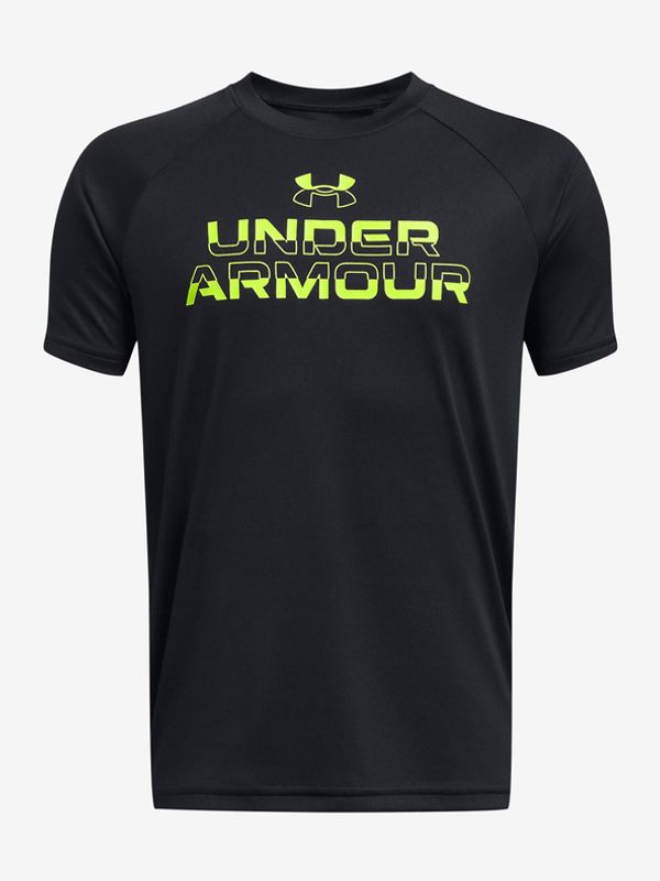 Under Armour Under Armour UA Tech Split Wordmark SS Тениска детски Cheren