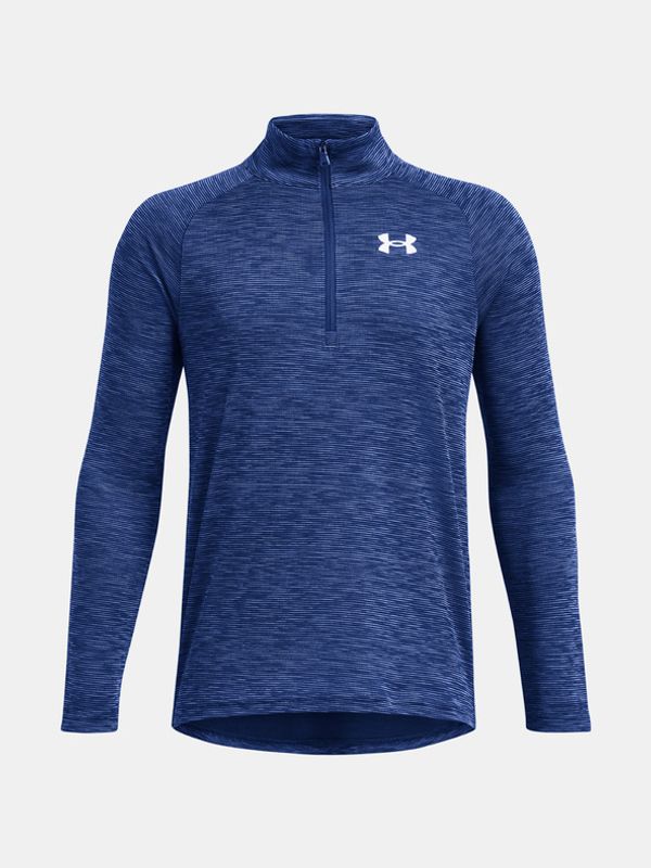Under Armour Under Armour UA Tech Textured 1/2 Zip Тениска детски Sin