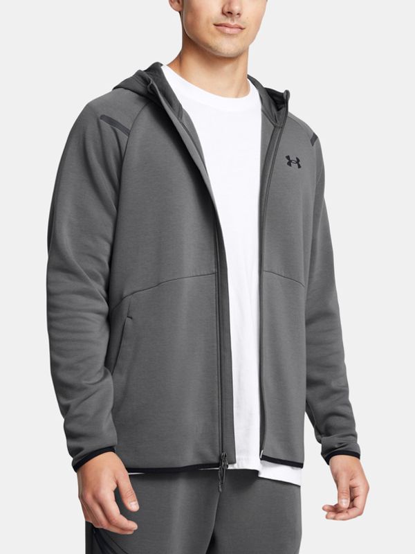 Under Armour Under Armour UA Unstoppable Flc FZ HD EU Sweatshirt Siv