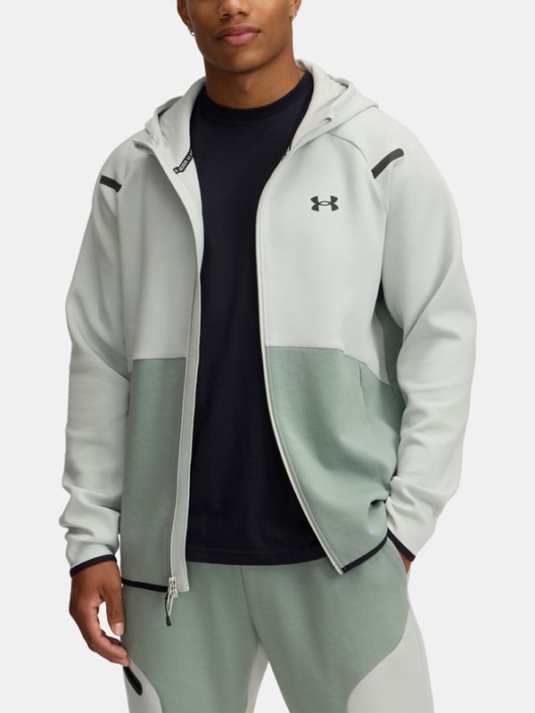 Under Armour Under Armour UA Unstoppable Flc FZ HD EU Sweatshirt Zelen