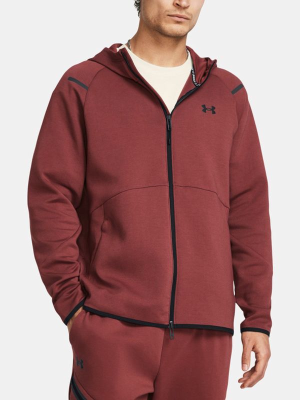 Under Armour Under Armour UA Unstoppable Flc FZ Sweatshirt Cherven