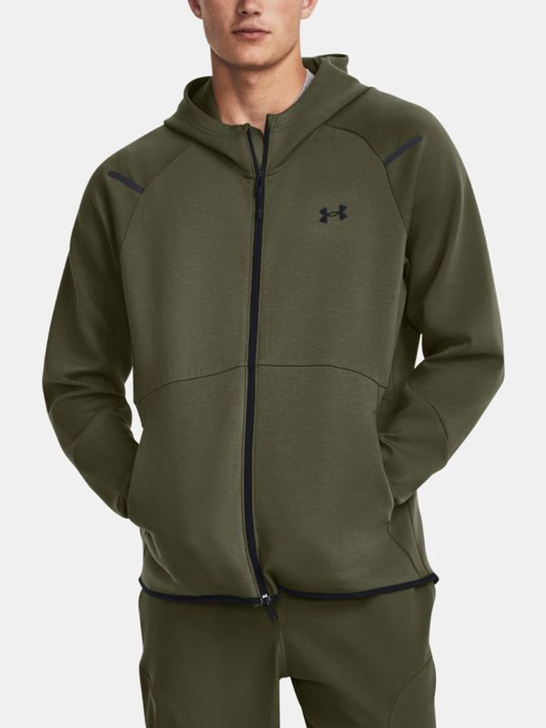 Under Armour Under Armour UA Unstoppable Flc FZ Sweatshirt Zelen