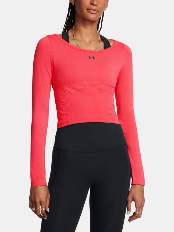 Under Armour Under Armour UA Vanish Seamless LS T-shirt Cherven