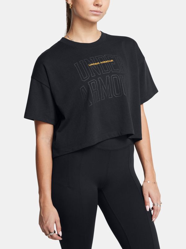 Under Armour Under Armour UA Varsity Mix Heavyweight Crop T-shirt Cheren