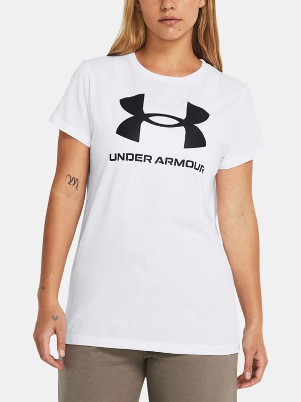 Under Armour Under Armour UA W Sportstyle Logo SS T-shirt Byal