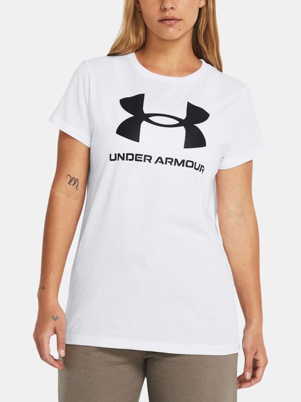Under Armour Under Armour UA W Sportstyle Logo SS T-shirt Byal
