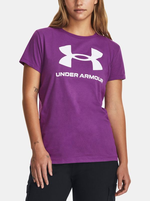 Under Armour Under Armour UA W Sportstyle Logo SS T-shirt Lilav