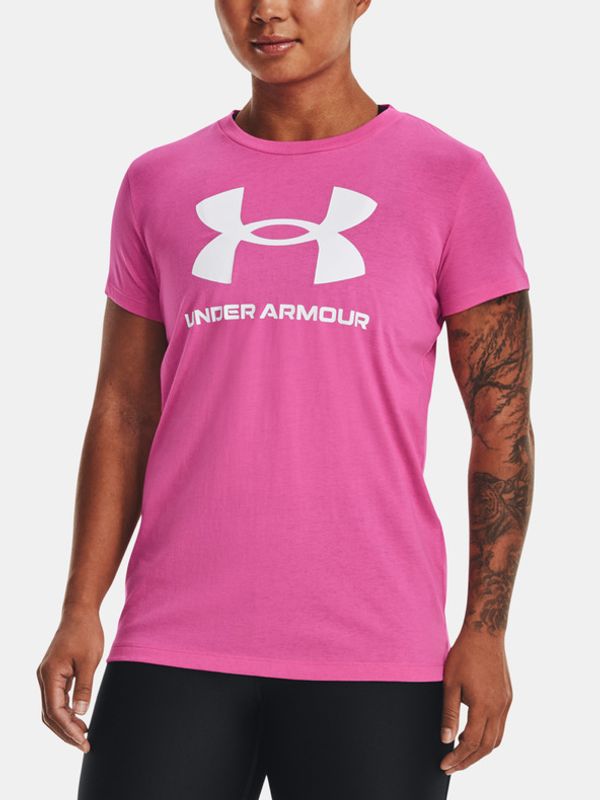 Under Armour Under Armour UA W Sportstyle Logo SS T-shirt Rozov