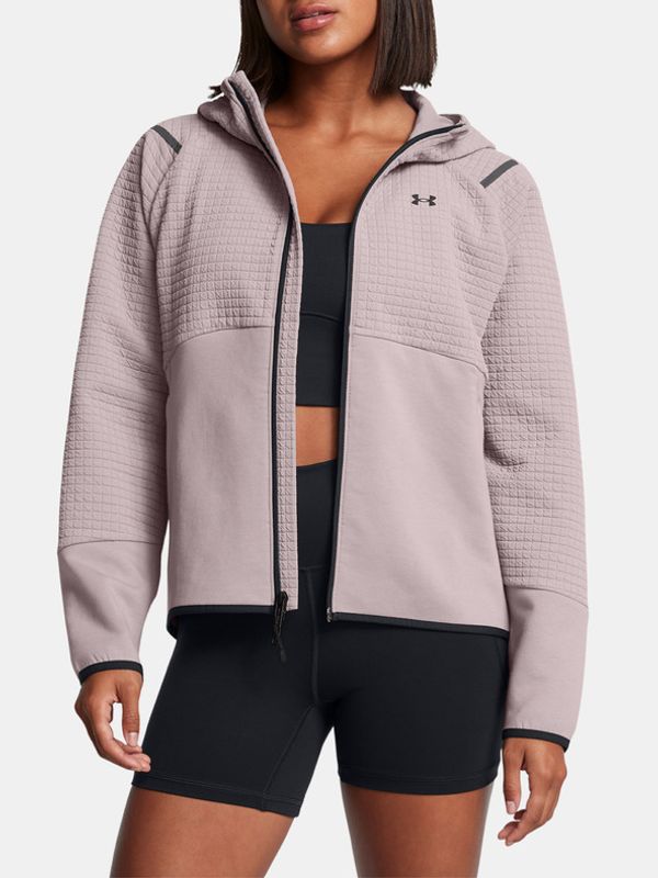 Under Armour Under Armour Unstoppable FLC GRID FZ Sweatshirt Siv