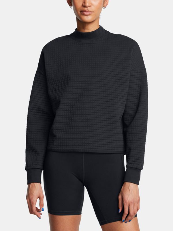 Under Armour Under Armour Unstoppable Flc Grid Mock LS Sweatshirt Cheren