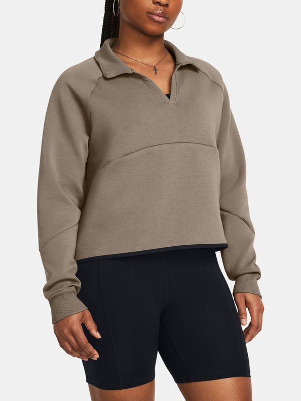 Under Armour Under Armour Unstoppable Flc Rugby Crop Sweatshirt Kafyav
