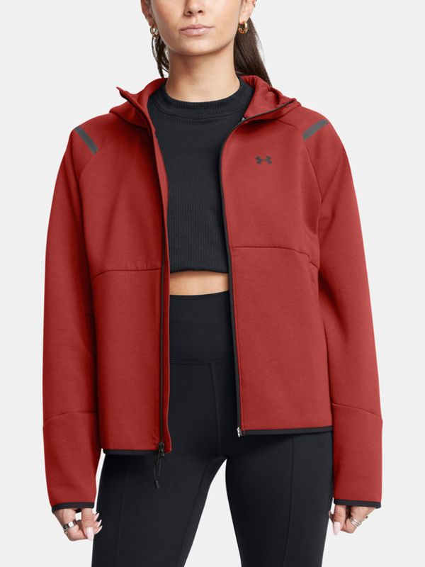 Under Armour Under Armour Unstoppable Fleece FZ Sweatshirt Oranzhev