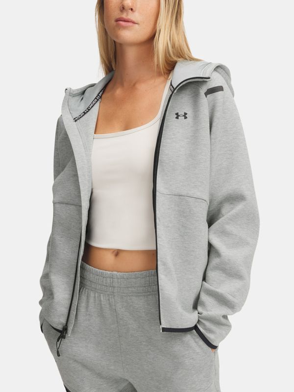 Under Armour Under Armour Unstoppable Fleece FZ Sweatshirt Zelen