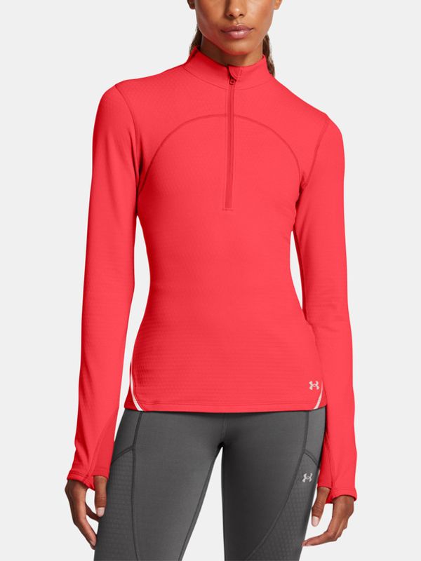 Under Armour Under Armour Vanish CW 1/2 Zip T-shirt Cherven