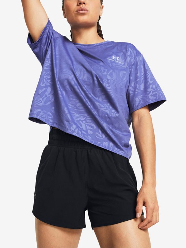 Under Armour Under Armour Vanish Energy Emboss Crop SS T-shirt Lilav