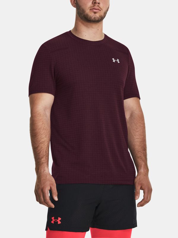 Under Armour Under Armour Vanish Grid SS T-shirt Cherven