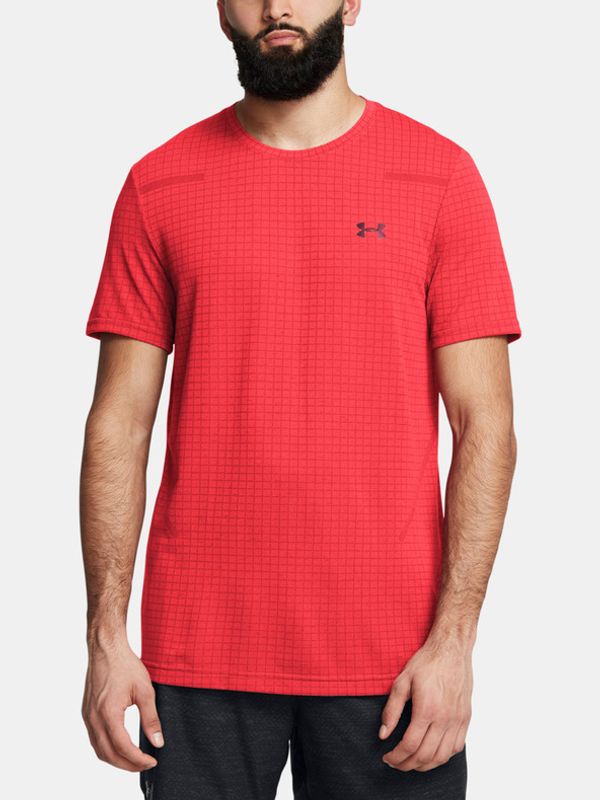Under Armour Under Armour Vanish Seamless Grid SS T-shirt Cherven