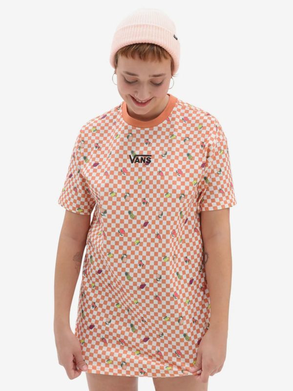 Vans Vans Center Vee Print Рокля Oranzhev