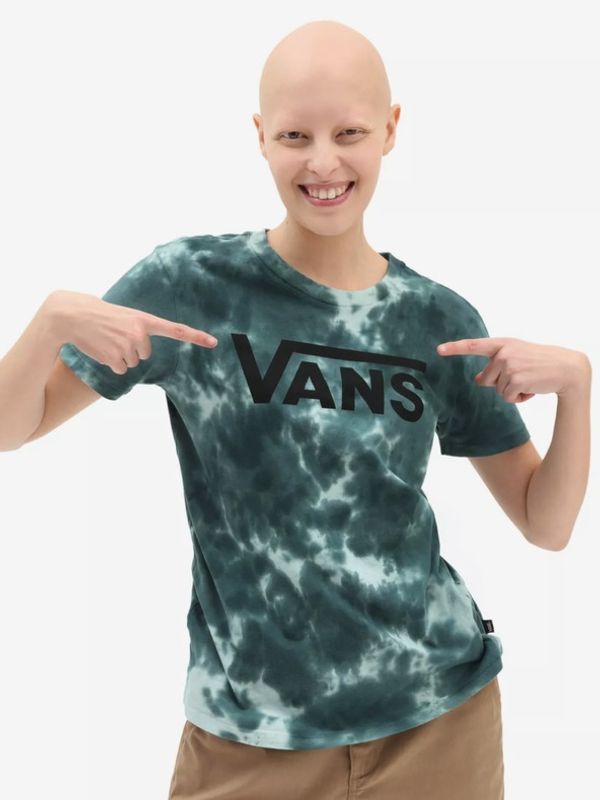 Vans Vans Cloud Wash Logo Crew T-shirt Sin