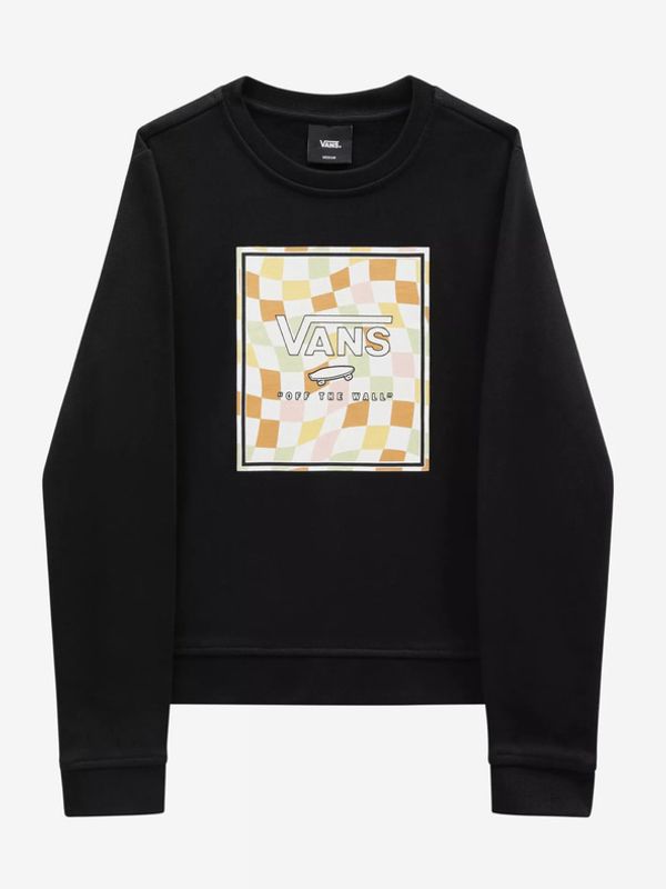 Vans Vans Wavy Check Box Logo Суитшърт детски Cheren