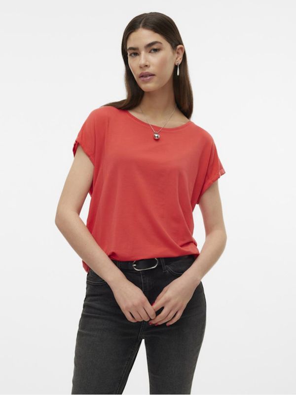 Vero Moda Vero Moda Ava T-shirt Cherven