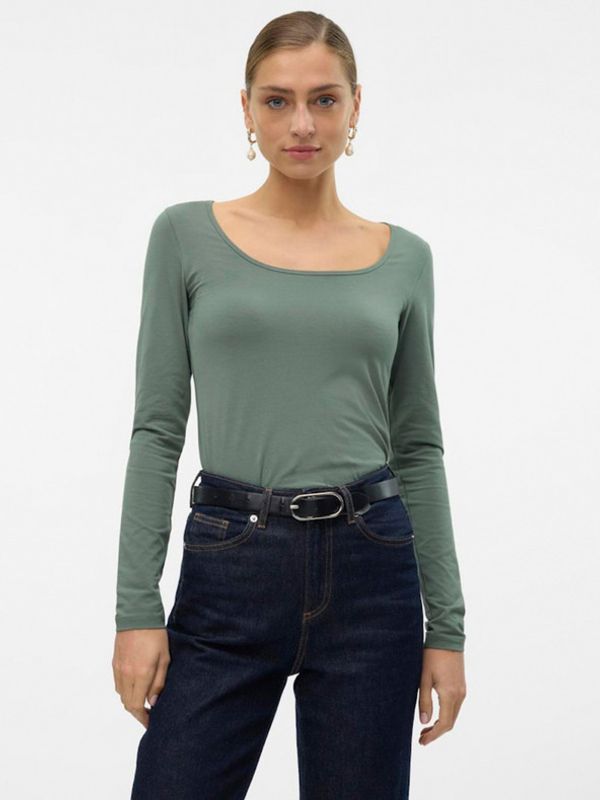 Vero Moda Vero Moda Lulu T-shirt Zelen
