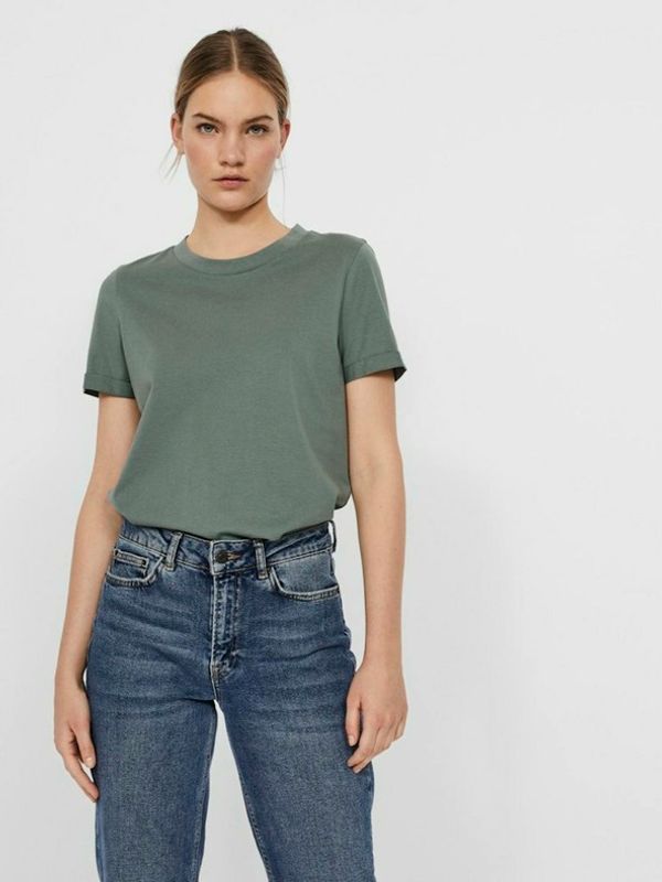 Vero Moda Vero Moda Paula T-shirt Zelen
