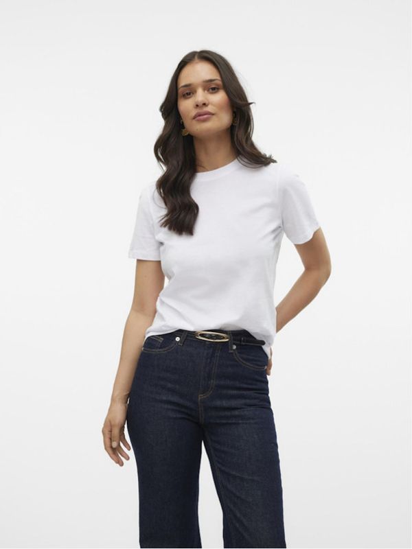Vero Moda Vero Moda Paulina T-shirt Byal