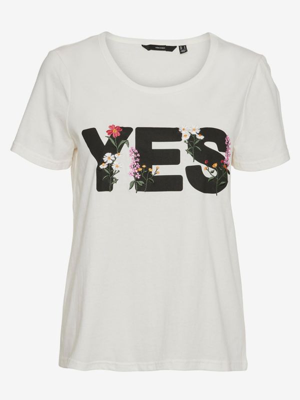 Vero Moda Vero Moda T-shirt Byal