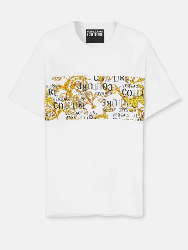 Versace Jeans Couture Versace Jeans Couture T-shirt Byal