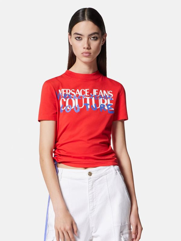 Versace Jeans Couture Versace Jeans Couture T-shirt Cherven