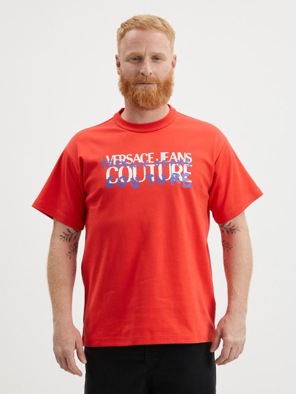 Versace Jeans Couture Versace Jeans Couture T-shirt Cherven