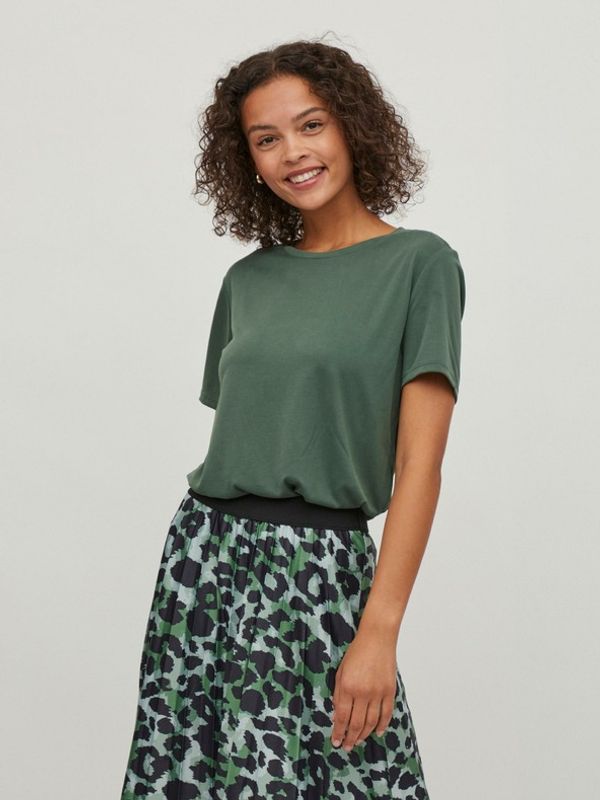 Vila Vila Modala T-shirt Zelen