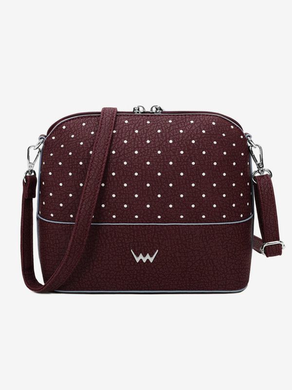 Vuch Vuch Cara Dotty Wine Чанта за през рамо Cherven