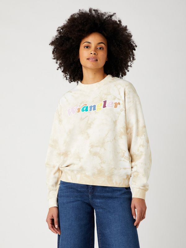 Wrangler Wrangler Retro Sweatshirt Bezhov