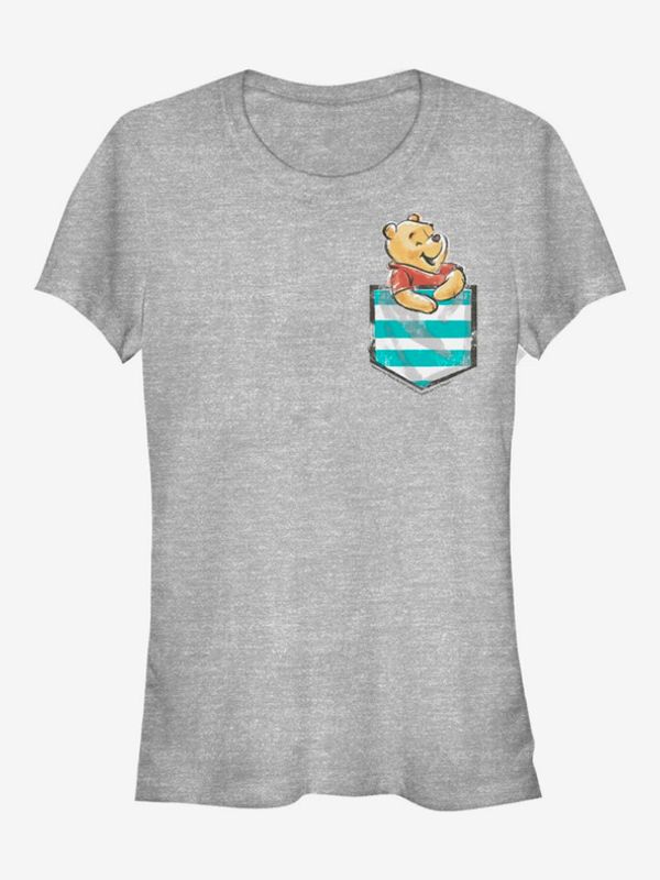 ZOOT.Fan ZOOT.Fan Disney Medvídek Pú Winnie The Pooh T-shirt Siv