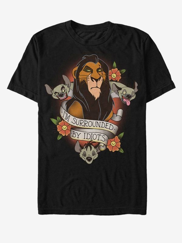 ZOOT.Fan ZOOT.Fan Disney Scar I am surrounded by Idiots T-shirt Cheren