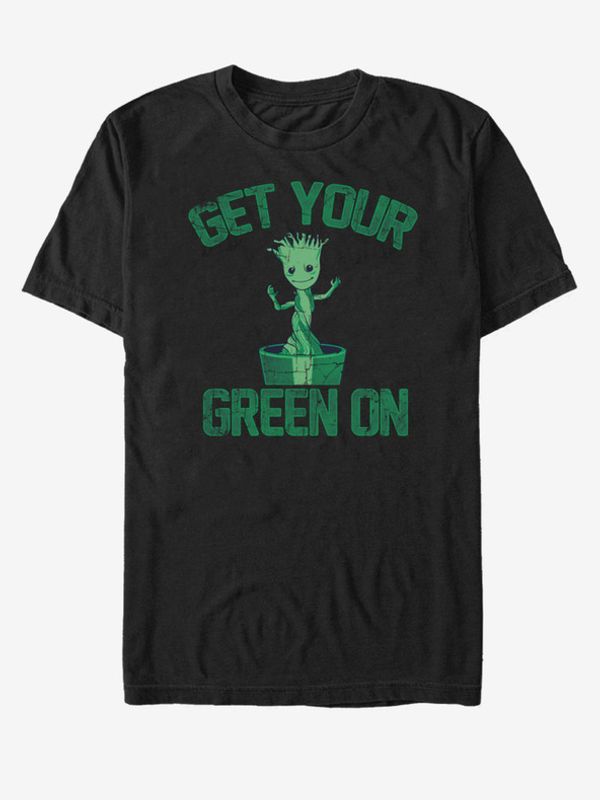 ZOOT.Fan ZOOT.Fan Get Your Green On Groot Strážci Galaxie Marvel T-shirt Cheren