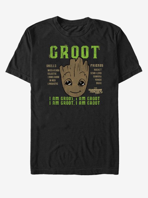 ZOOT.Fan ZOOT.Fan I Am Groot Strážci Galaxie vol. 2 Marvel T-shirt Cheren