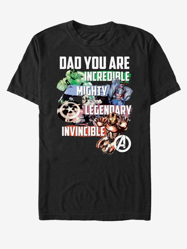 ZOOT.Fan ZOOT.Fan Marvel Avenger Dad T-shirt Cheren