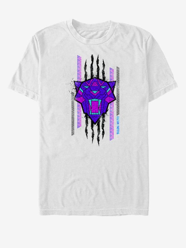ZOOT.Fan ZOOT.Fan Marvel Black Panther: Wakanda nechť žije T-shirt Byal