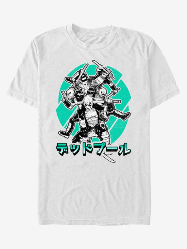 ZOOT.Fan ZOOT.Fan Marvel Deddopu-ru T-shirt Byal