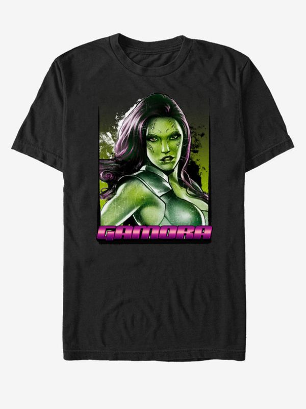 ZOOT.Fan ZOOT.Fan Marvel Gamora Strážci Galaxie T-shirt Cheren