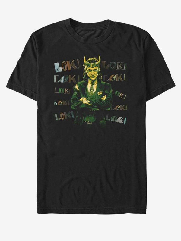 ZOOT.Fan ZOOT.Fan Marvel Loki Chaotic T-shirt Cheren
