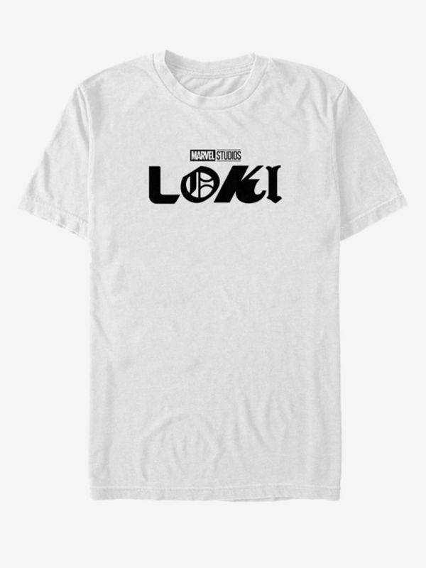 ZOOT.Fan ZOOT.Fan Marvel Loki Logo T-shirt Byal