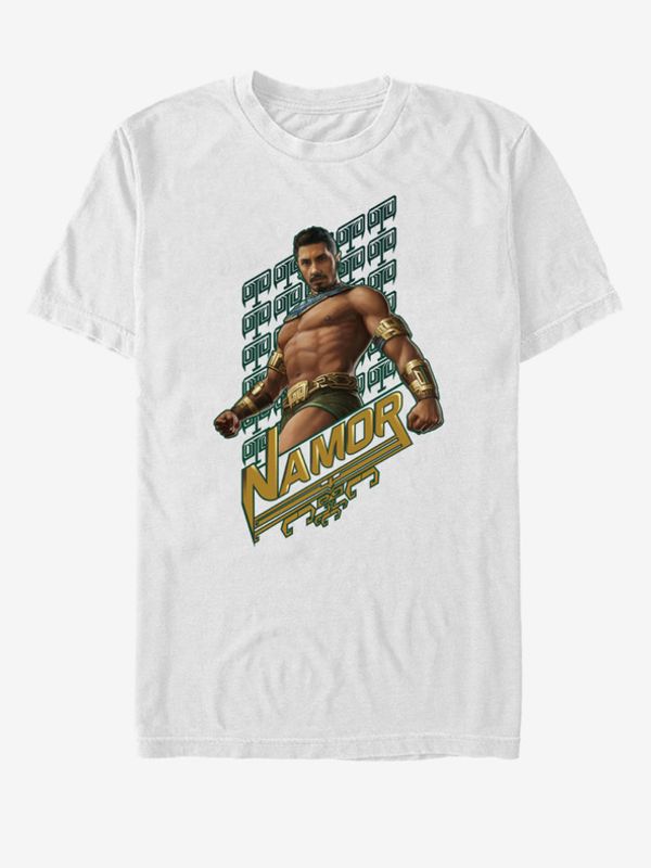 ZOOT.Fan ZOOT.Fan Marvel Namor Black Panther: Wakanda nechť žije T-shirt Byal