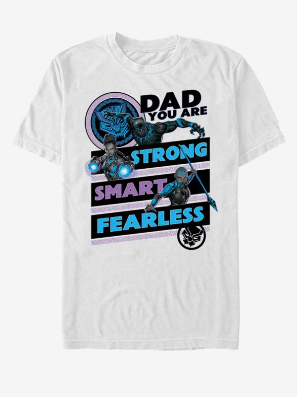 ZOOT.Fan ZOOT.Fan Marvel Panther Dad T-shirt Byal