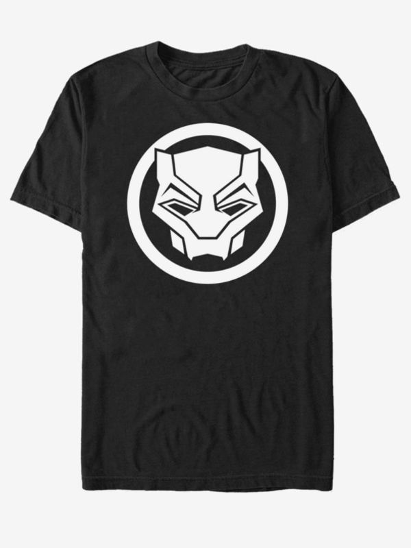 ZOOT.Fan ZOOT.Fan Marvel Sigil Clear Black Panther: Wakanda nechť žije T-shirt Cheren